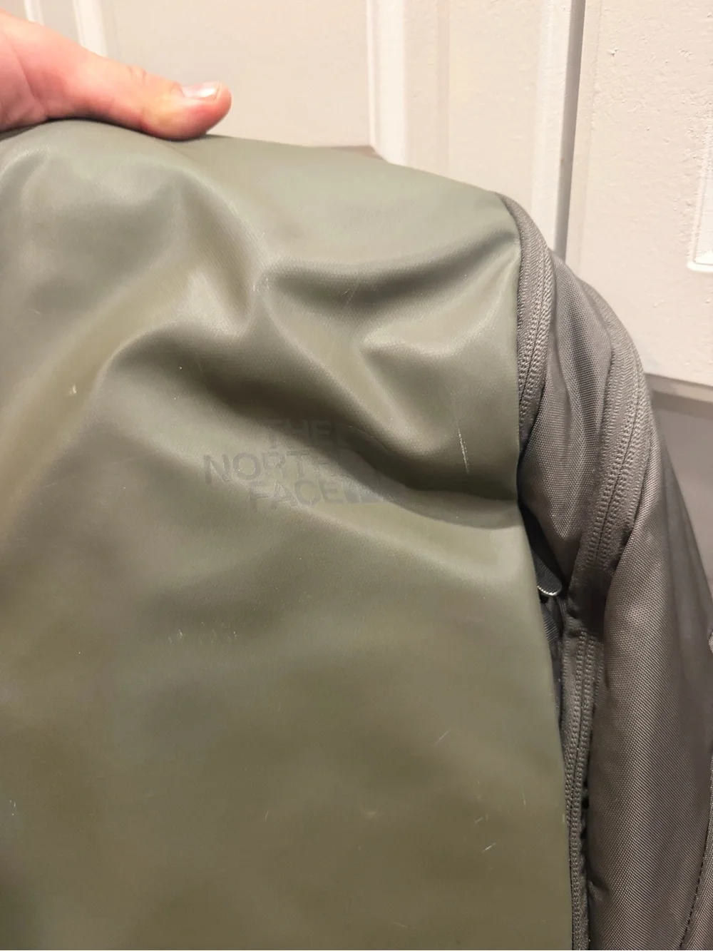 The North Face Men's Olive Green & Gray Backpack Kabig